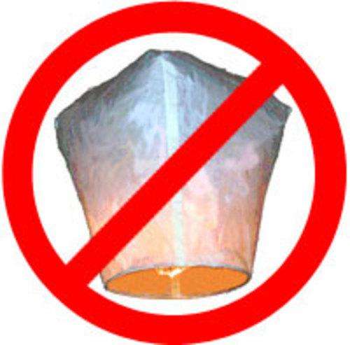 支持安全與環保，請勿燃點孔明燈。